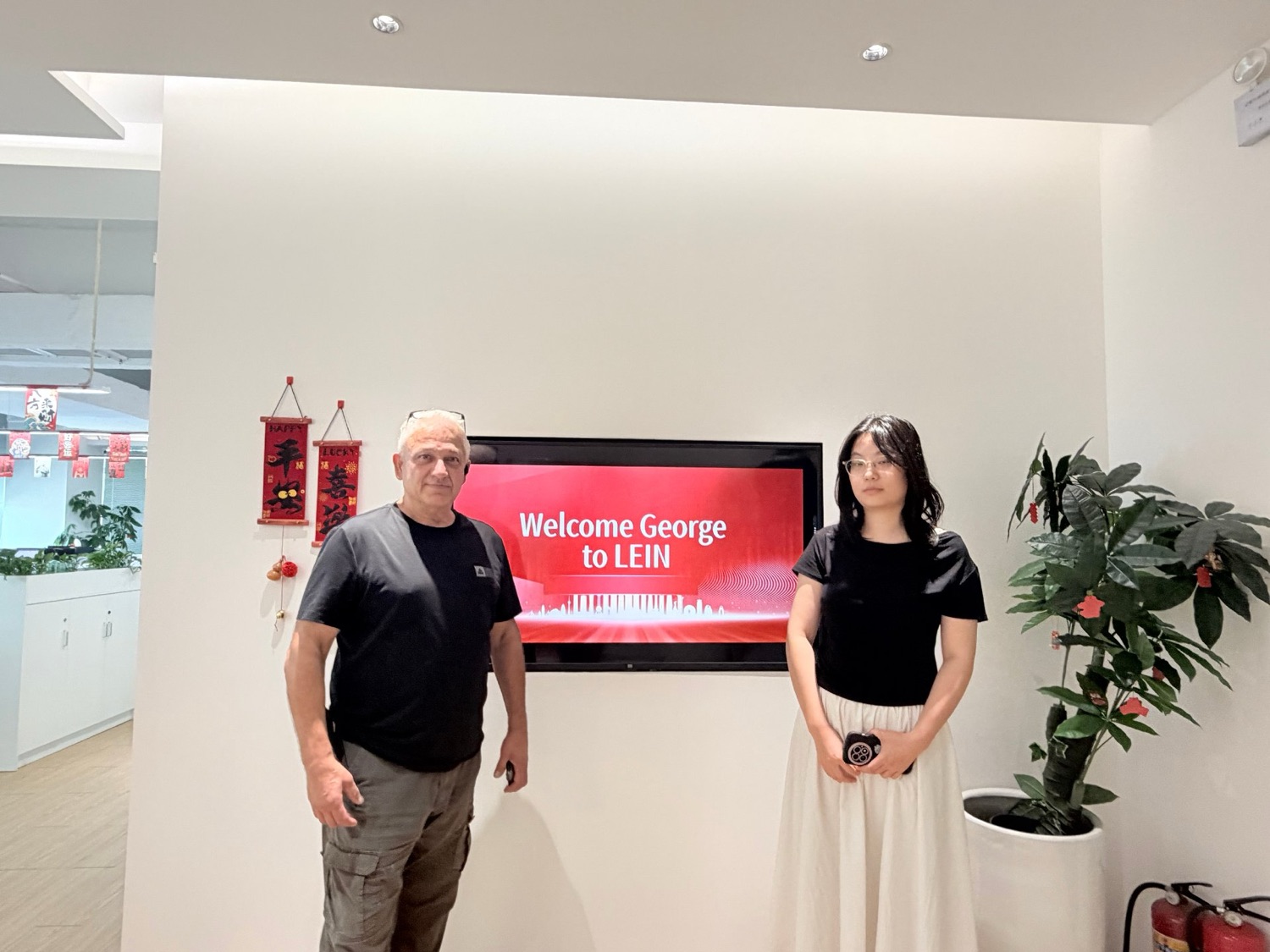 Overseas partner welcomed at the LEIN Shenzhen office
